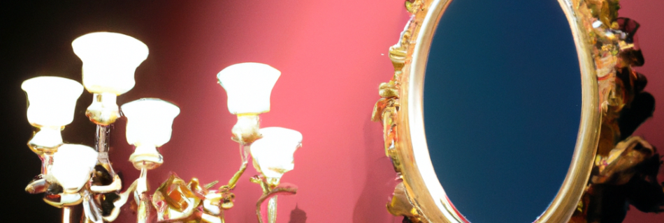 Grand miroir baroque maison du monde