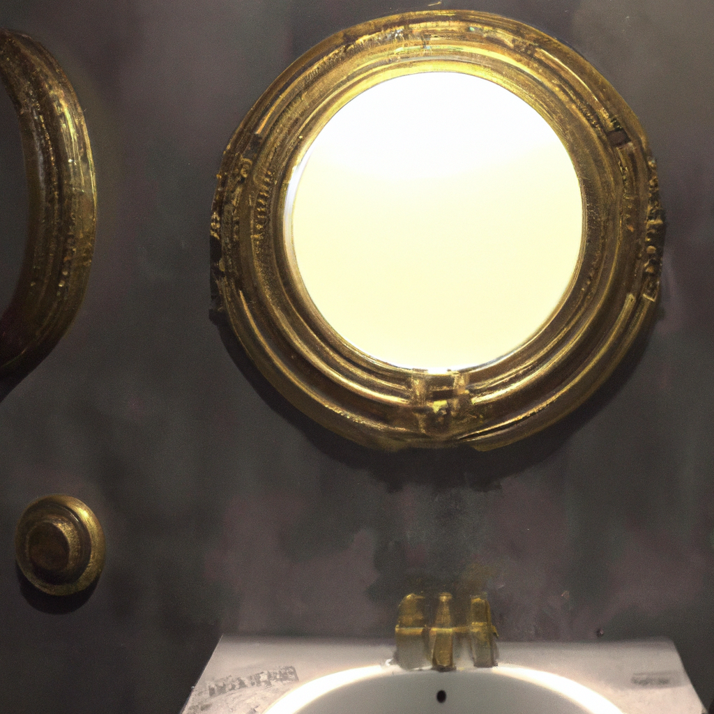 Miroir baroque salle de bain
