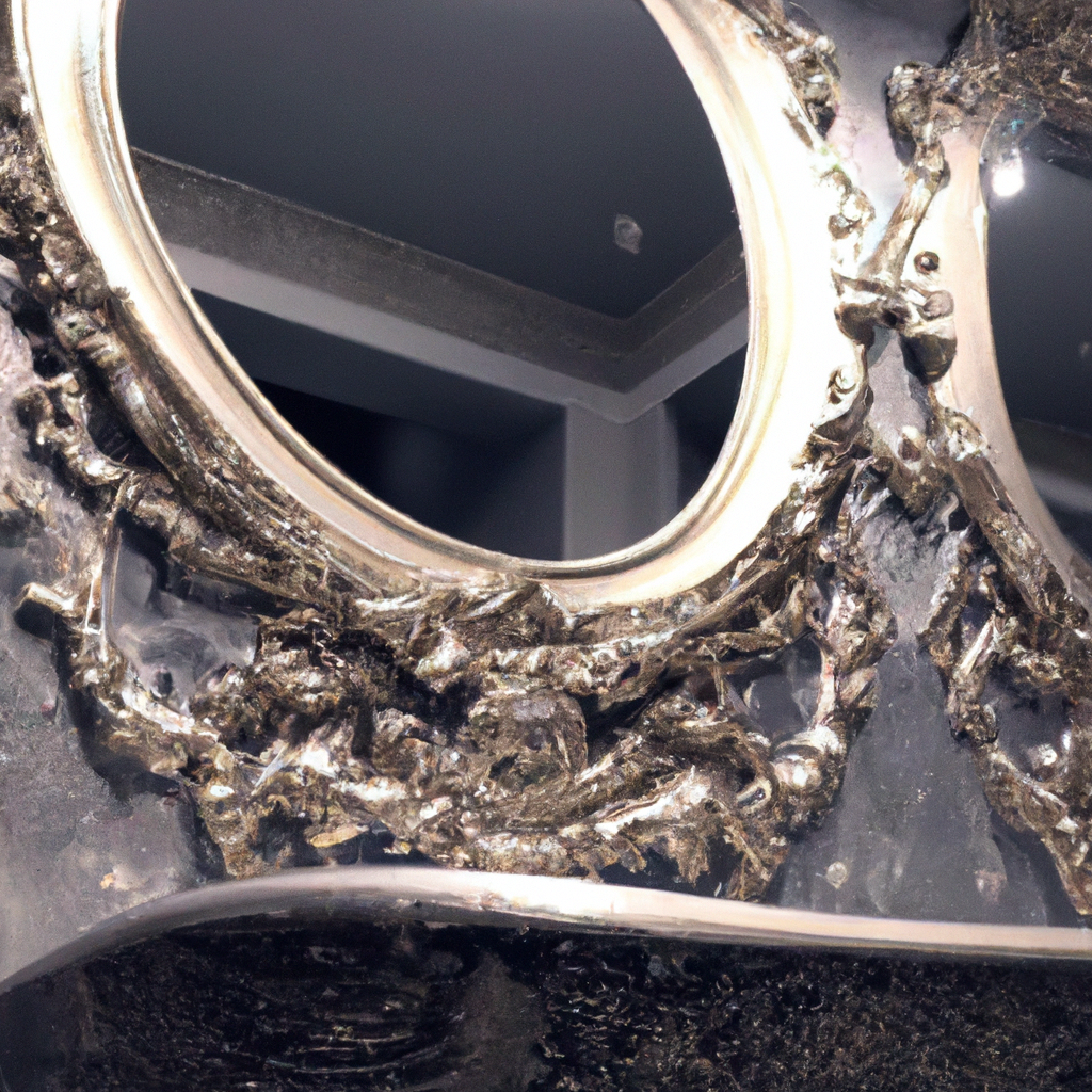 Miroir salle de bain baroque