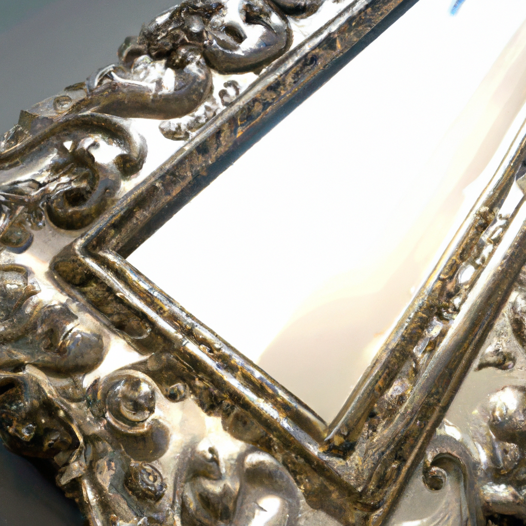 Miroir baroque rectangulaire