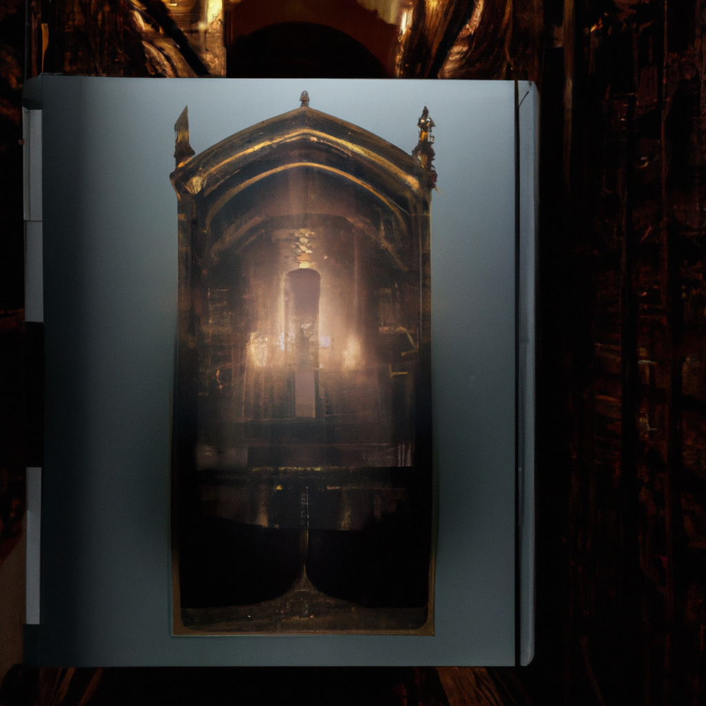 Miroir noir style baroque