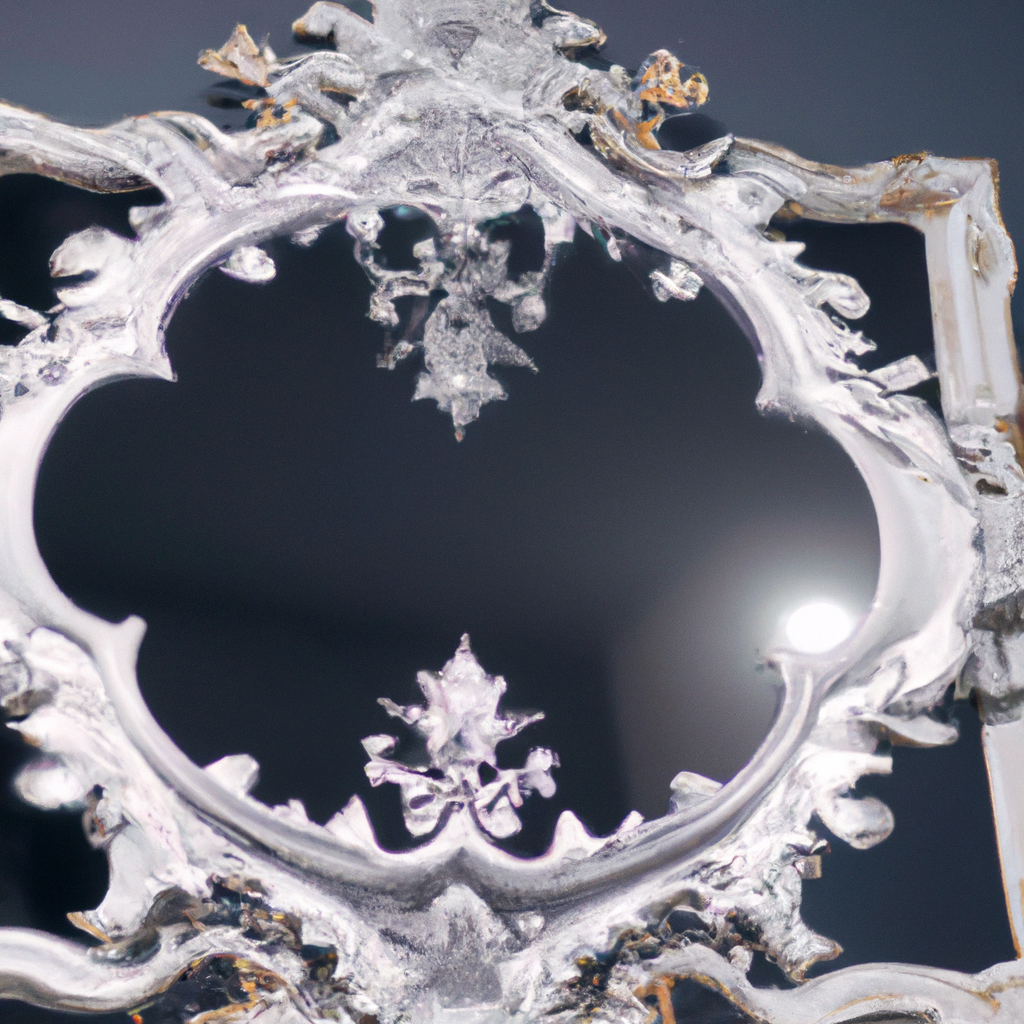Miroir baroque blanc Maison du Monde