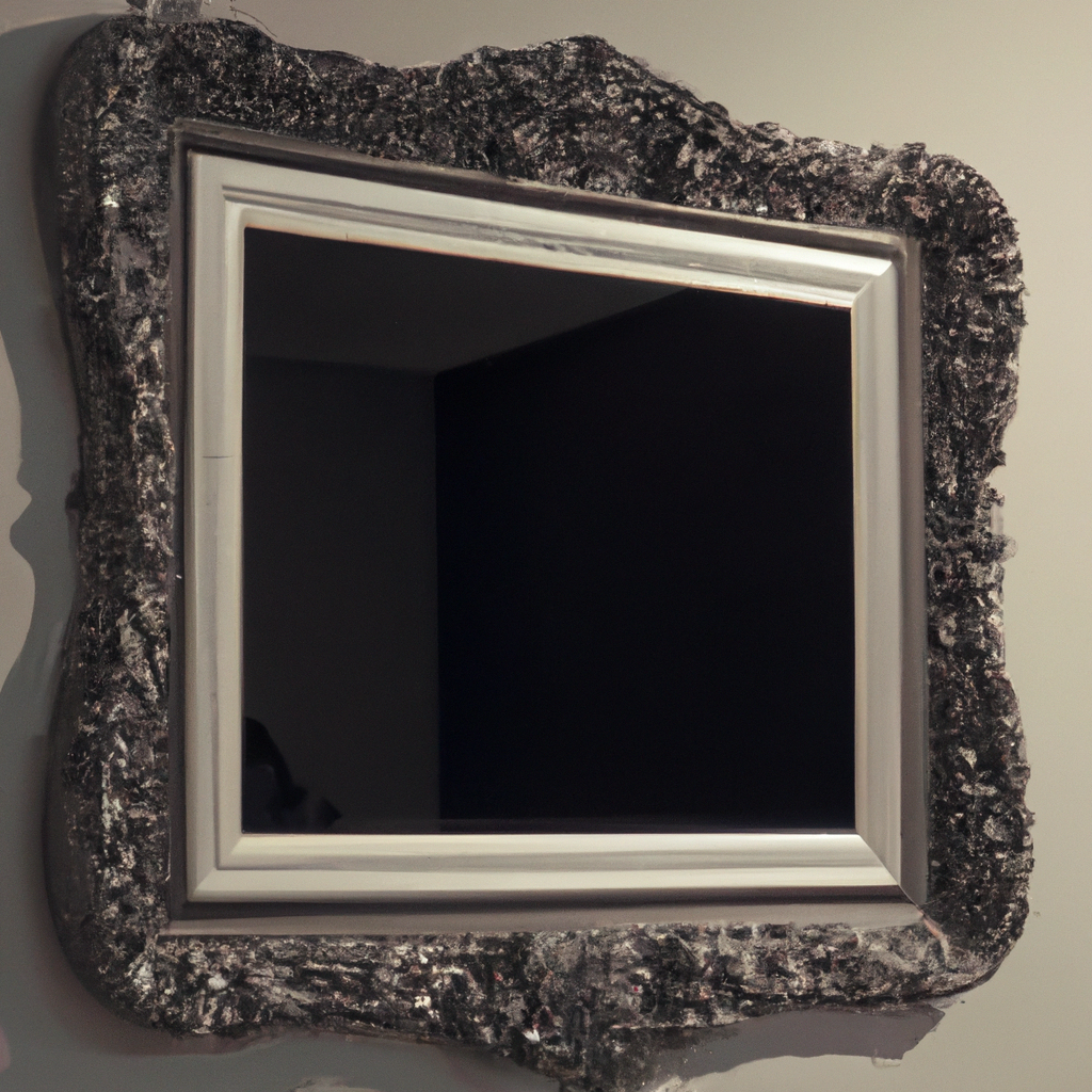 Miroir Ikea noir baroque