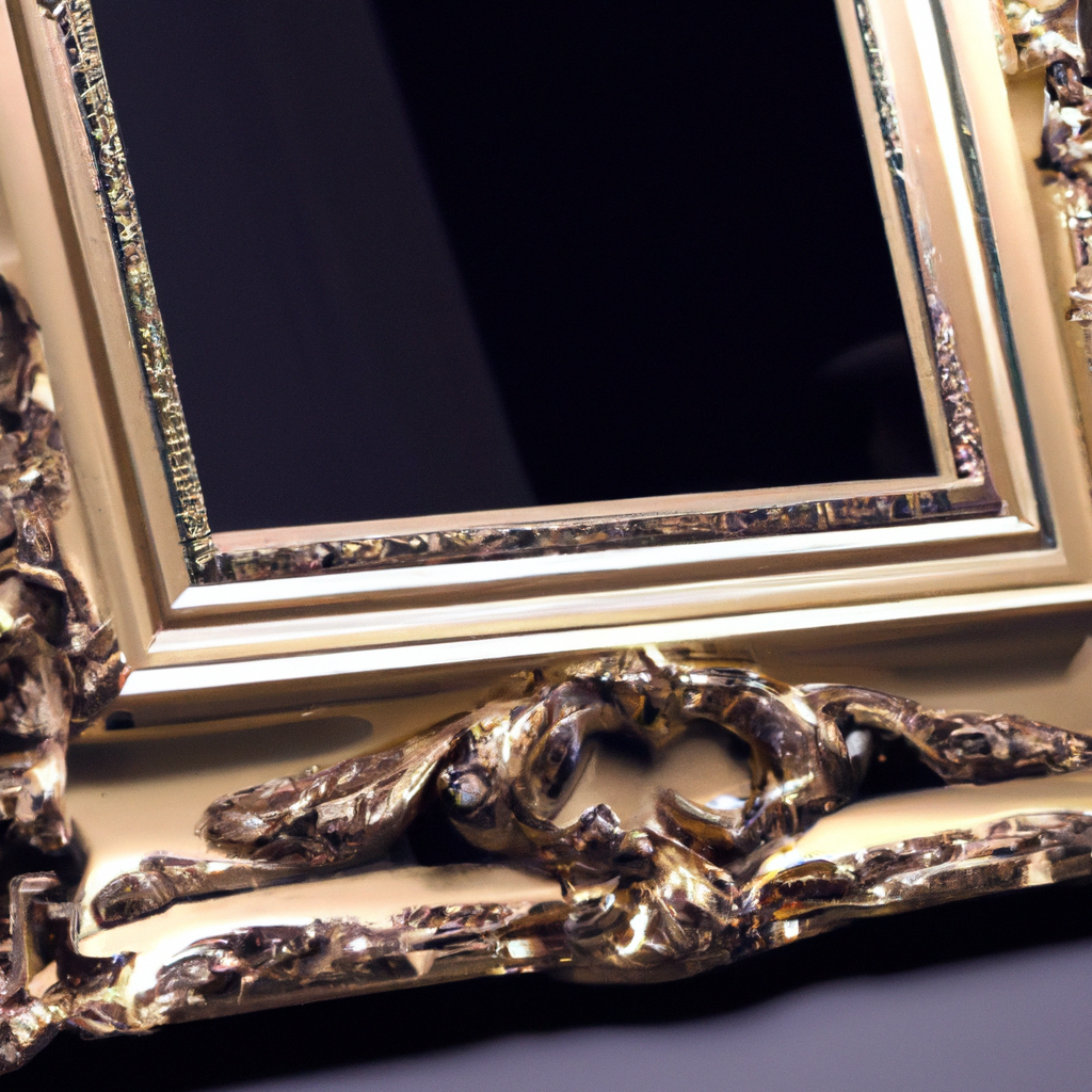 Miroir cadre baroque