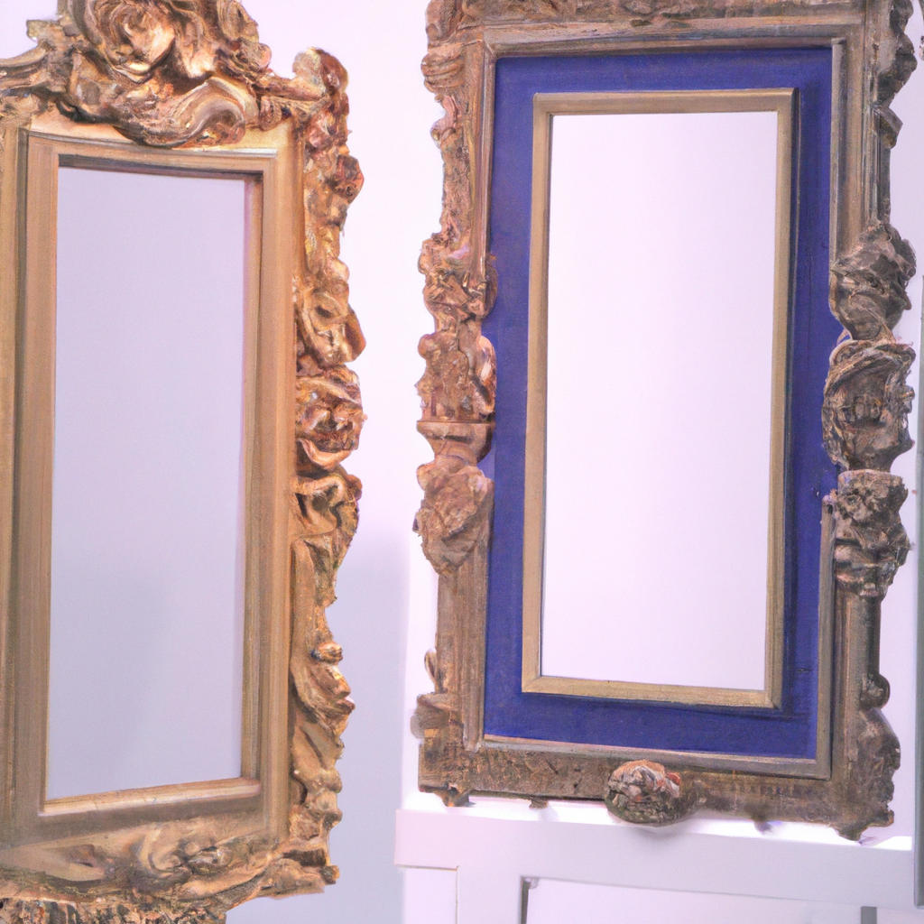 Quel tableau avec un miroir baroque ?