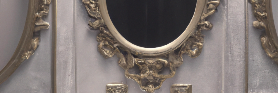 Miroir salle de bain baroque
