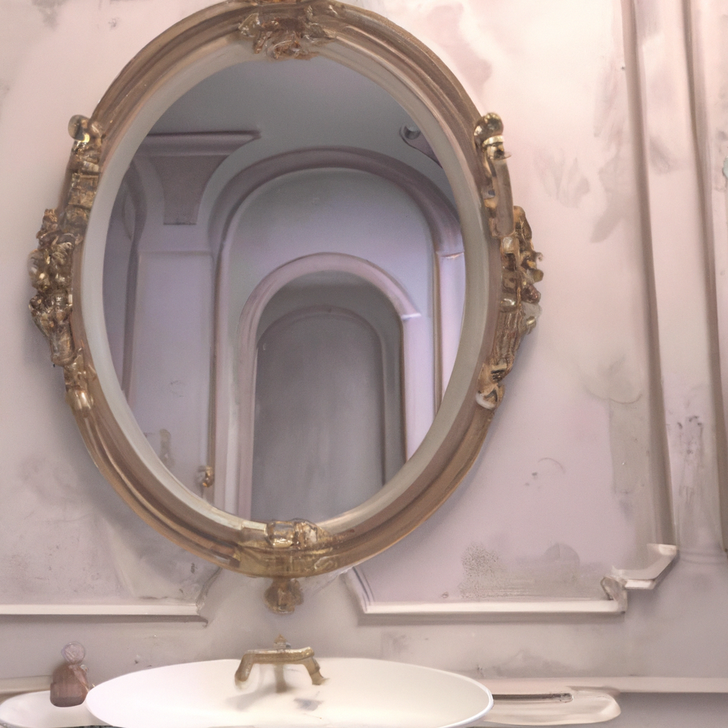 Miroir baroque salle de bain