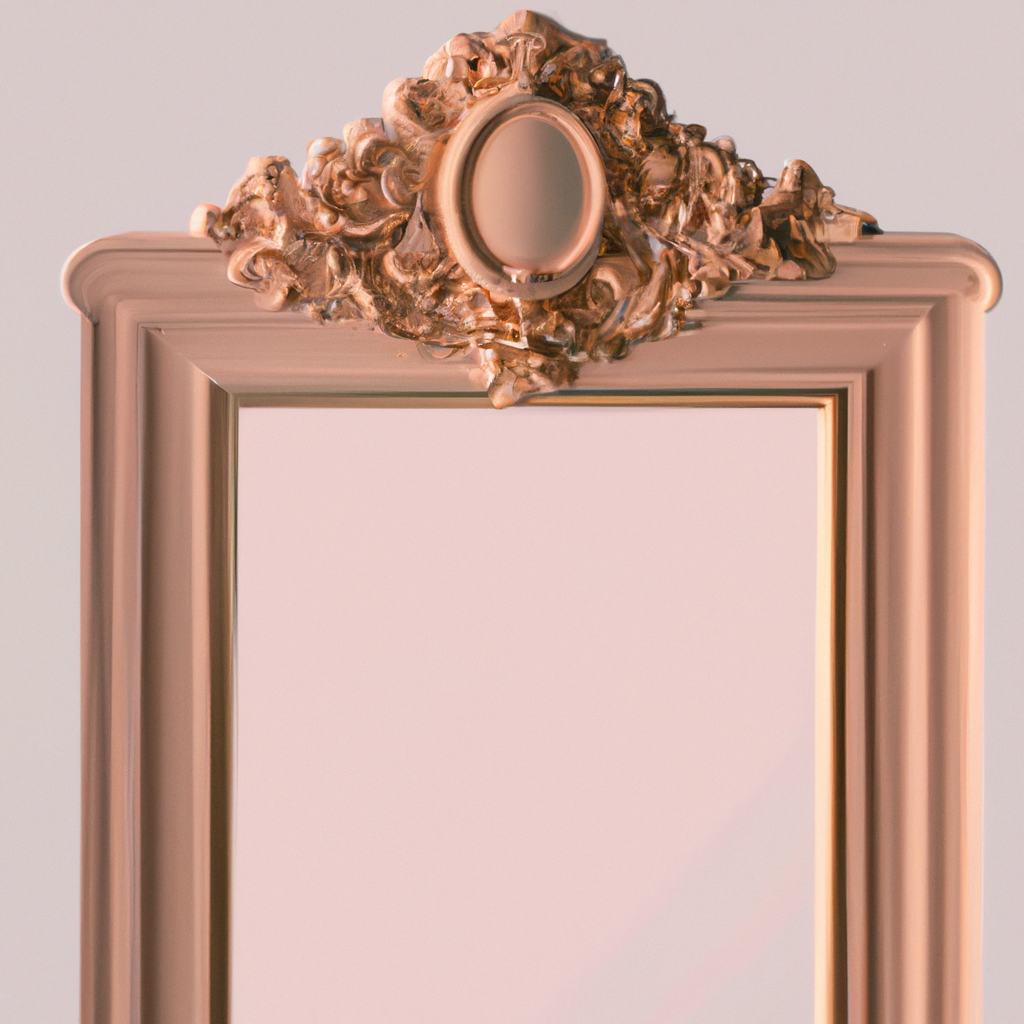 Quelle peinture utiliser pour le contour d'un miroir baroque ?