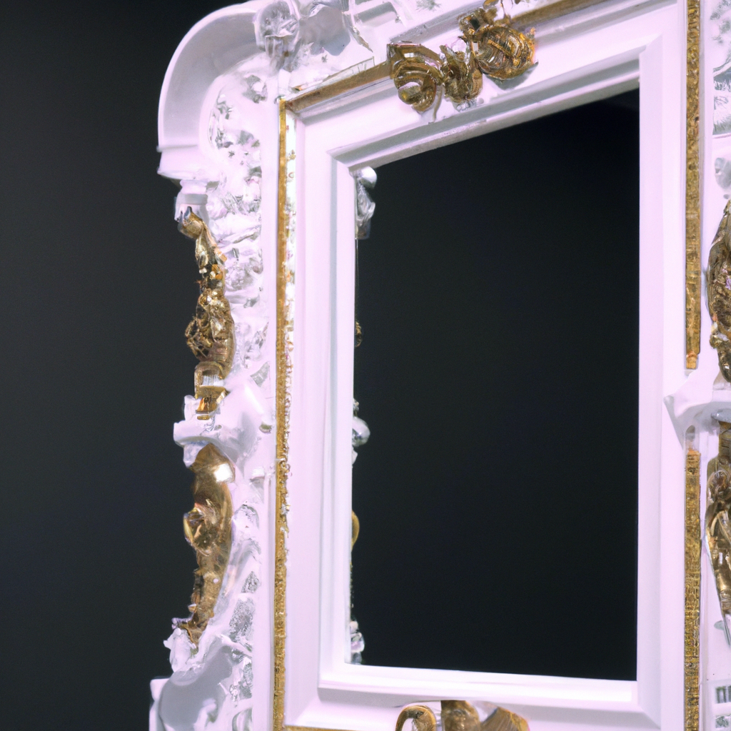 Miroir baroque blanc Ikea