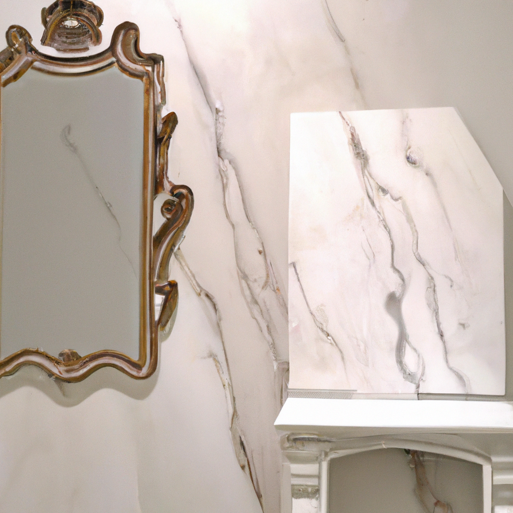 Miroir Baroque : Fusion d'Art et de Fonctionnalité