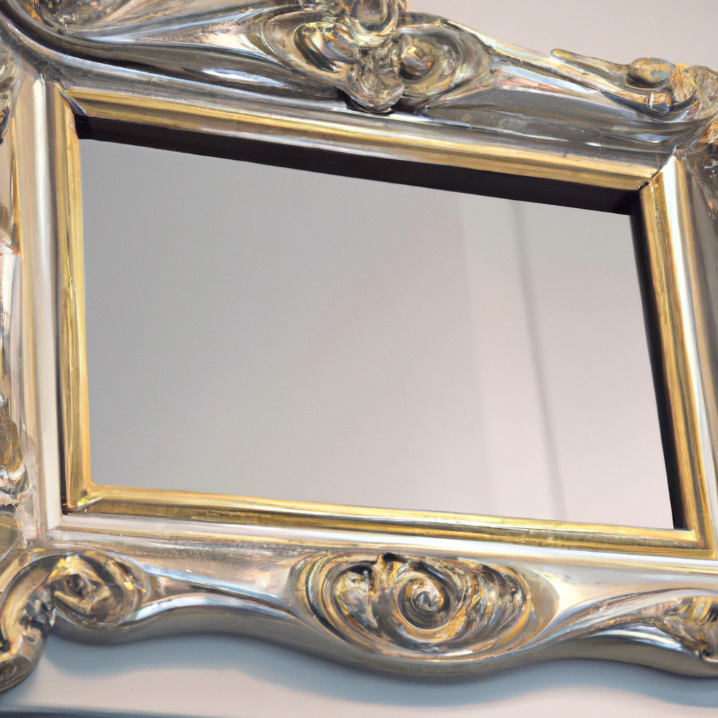 Grand miroir baroque pas cher