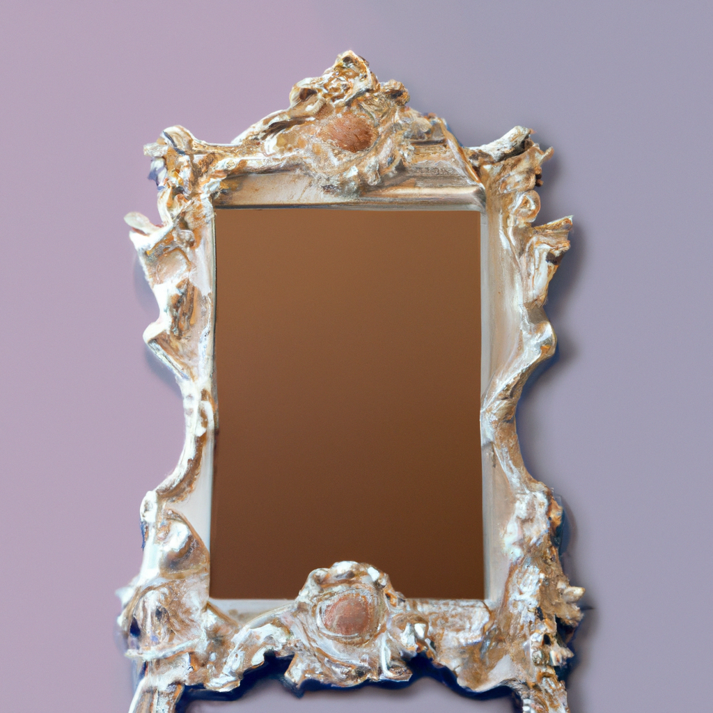 Miroir baroque dessin