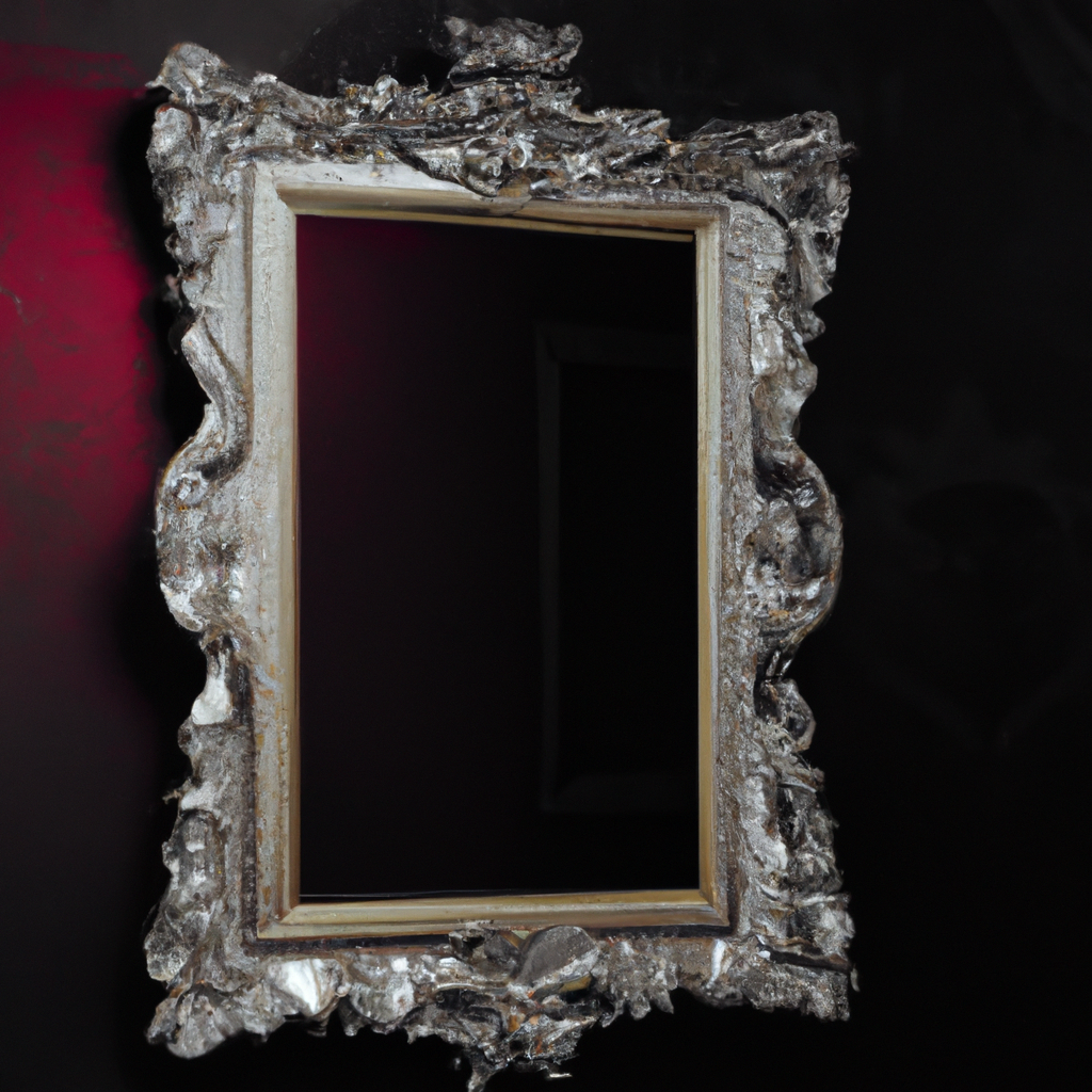 Miroir baroque noir Maison du Monde