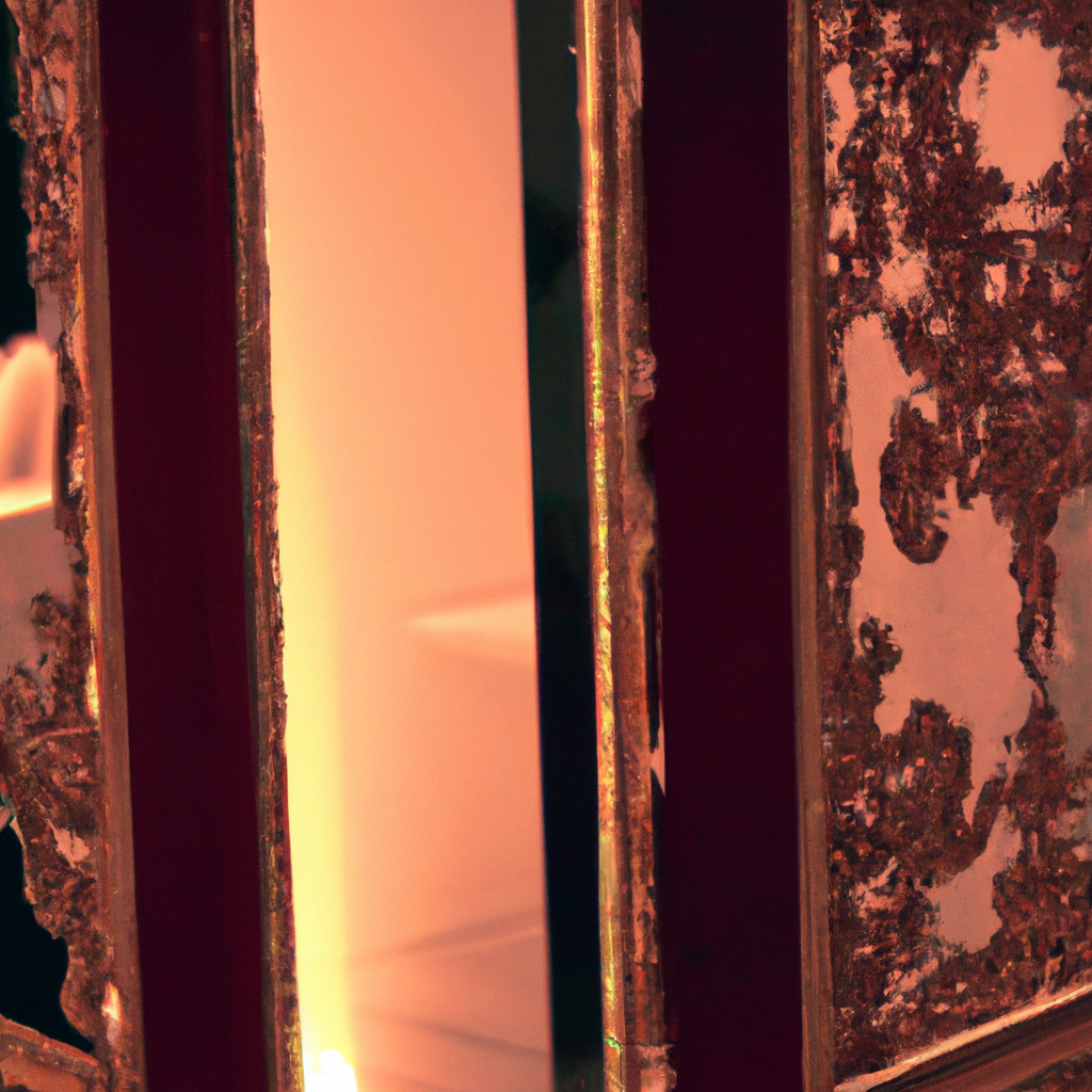 Miroir baroque vintage