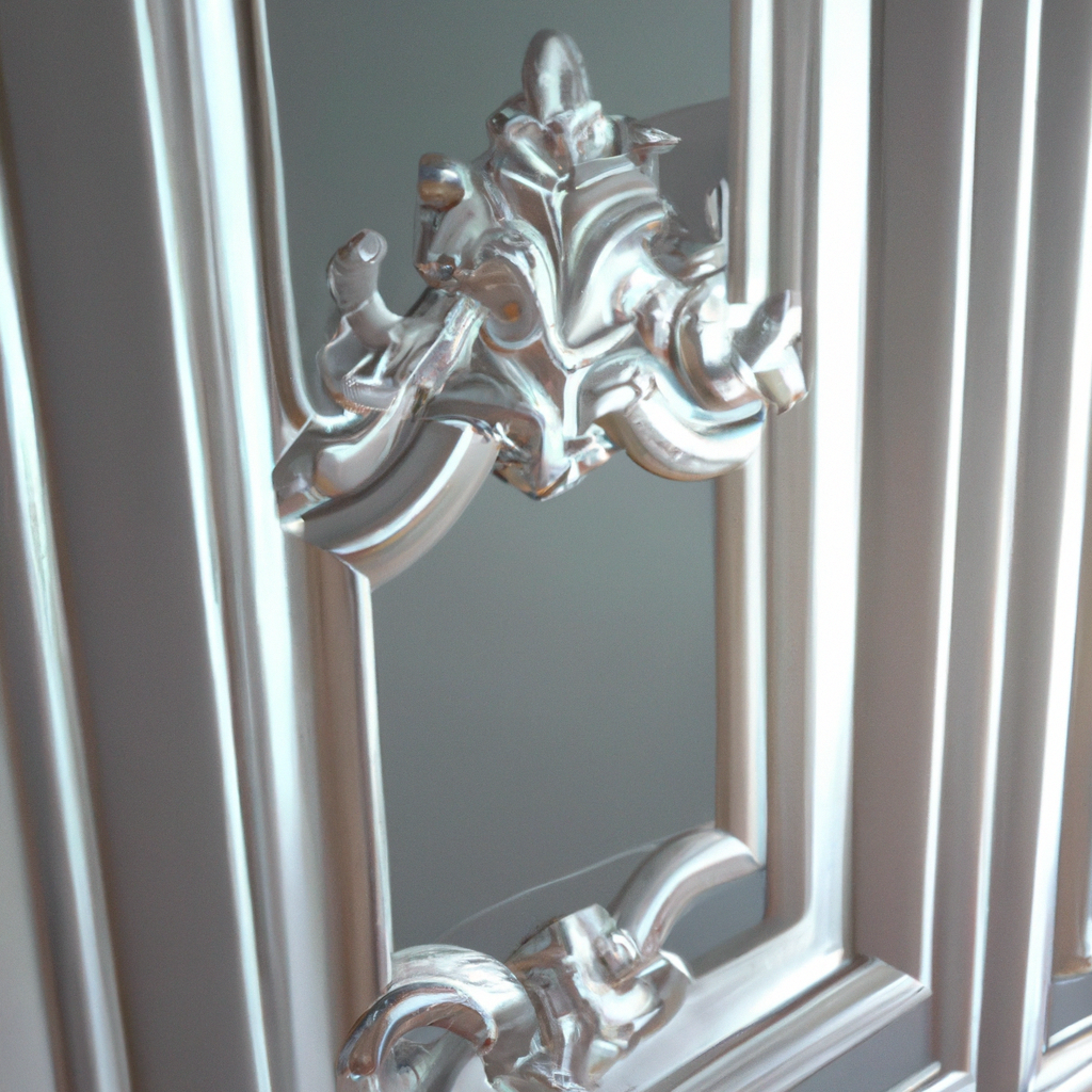 Miroir baroque blanc Ikea