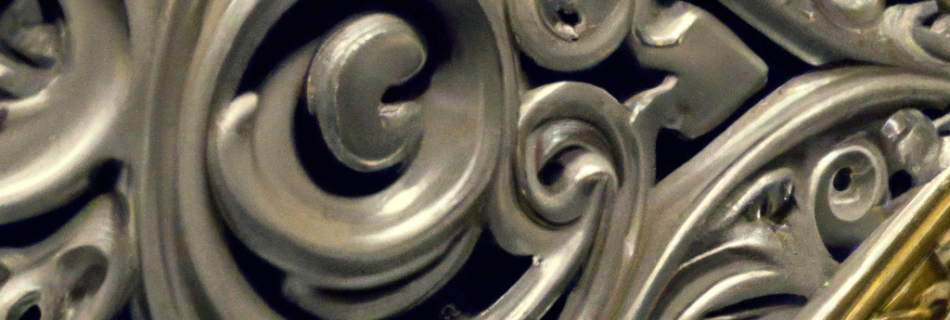 Miroir baroque plastique