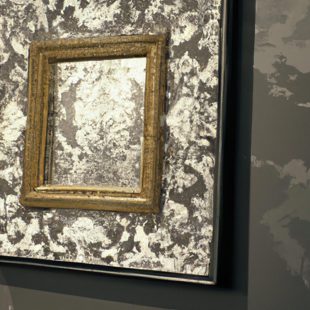 Miroir baroque Ikea noir