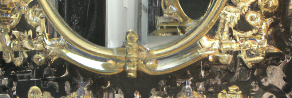 Miroir salle de bain style baroque