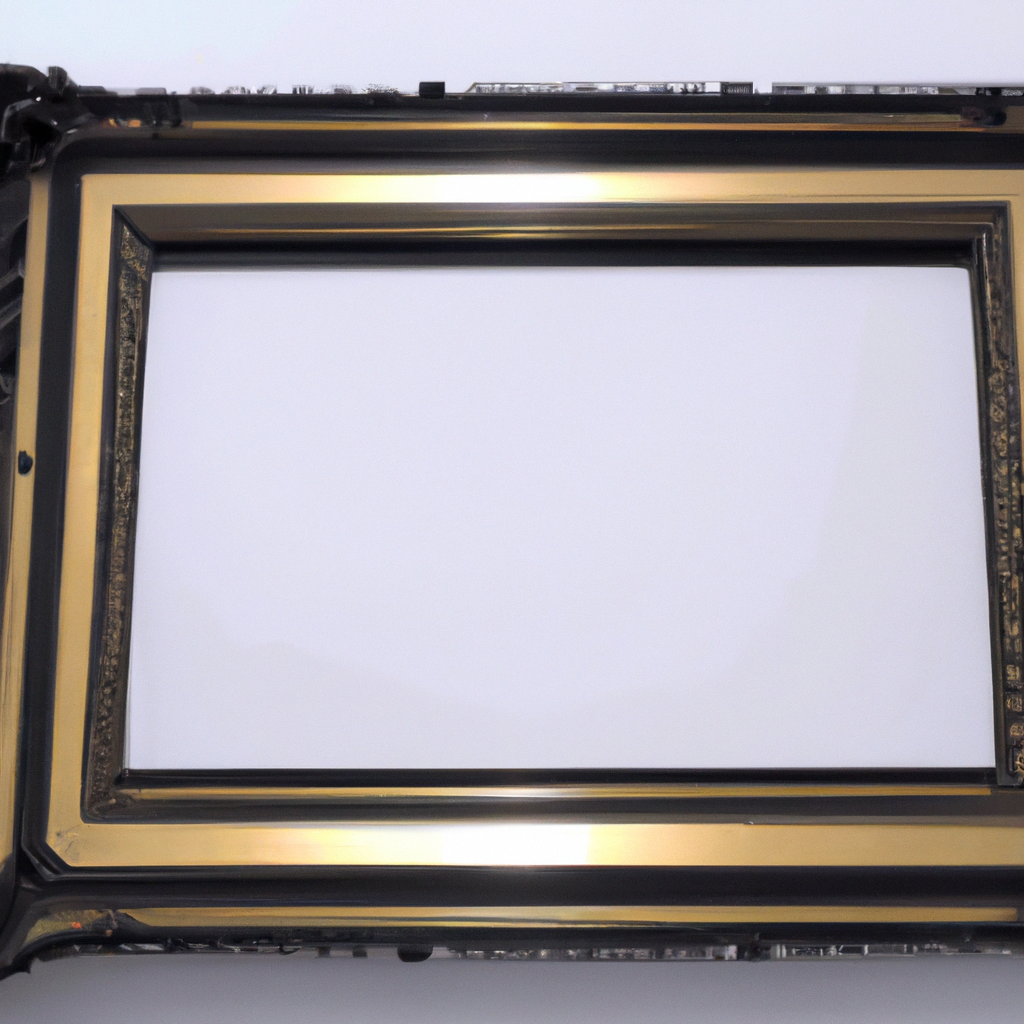 Miroir baroque rectangulaire