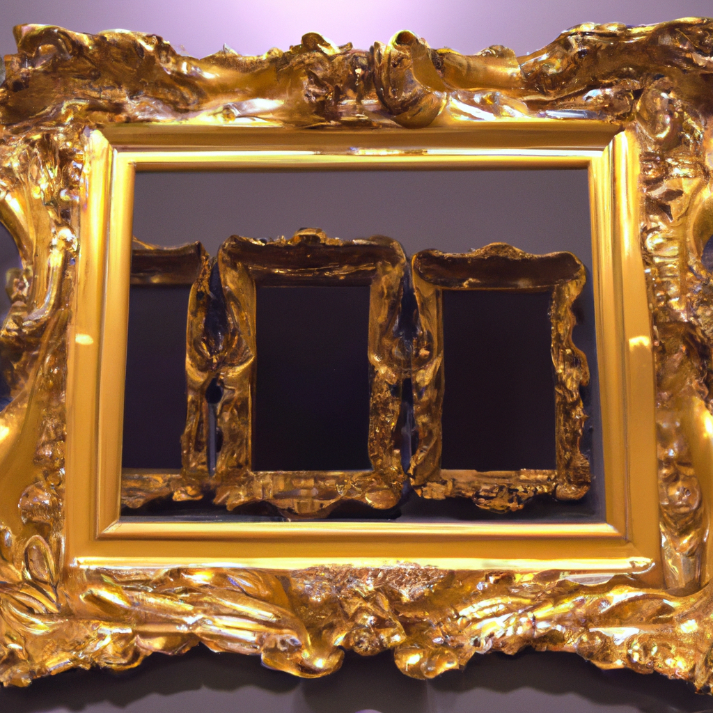 Miroir doré baroque Leroy Merlin