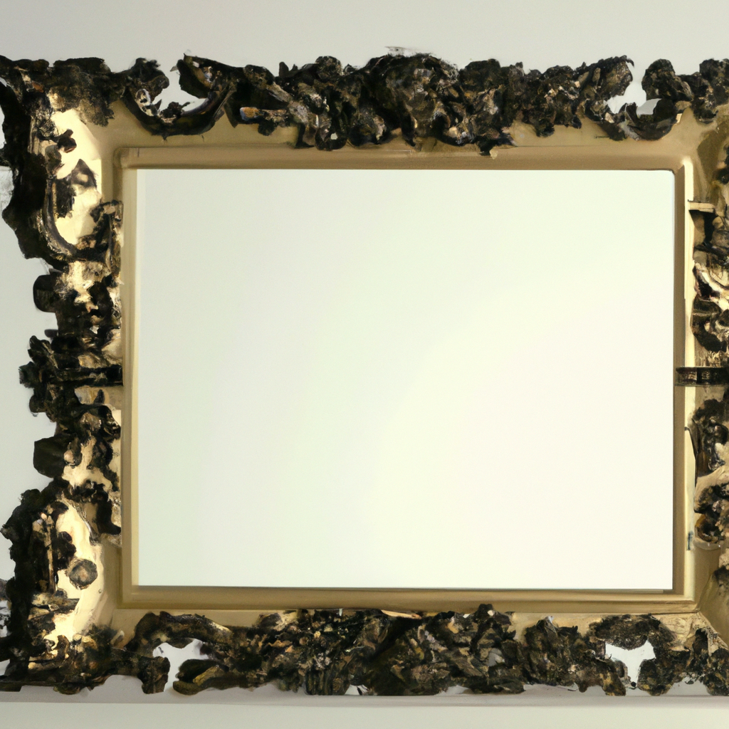 Miroir cadre baroque