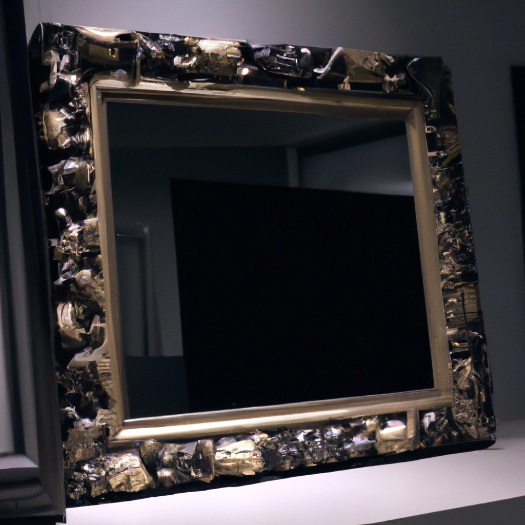 Miroir Ikea noir baroque