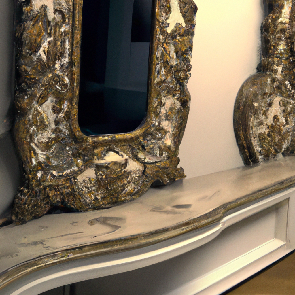 Miroir baroque vintage
