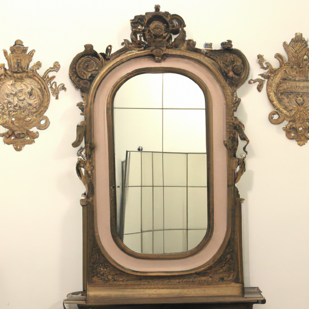 Miroir baroque vintage