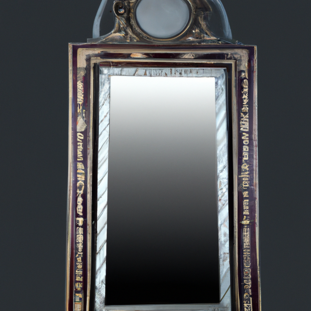 Miroir baroque noir pas cher