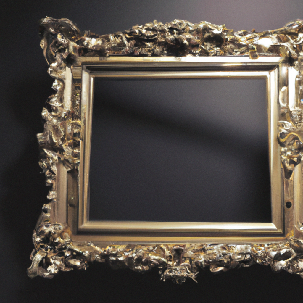 Miroir baroque noir pas cher