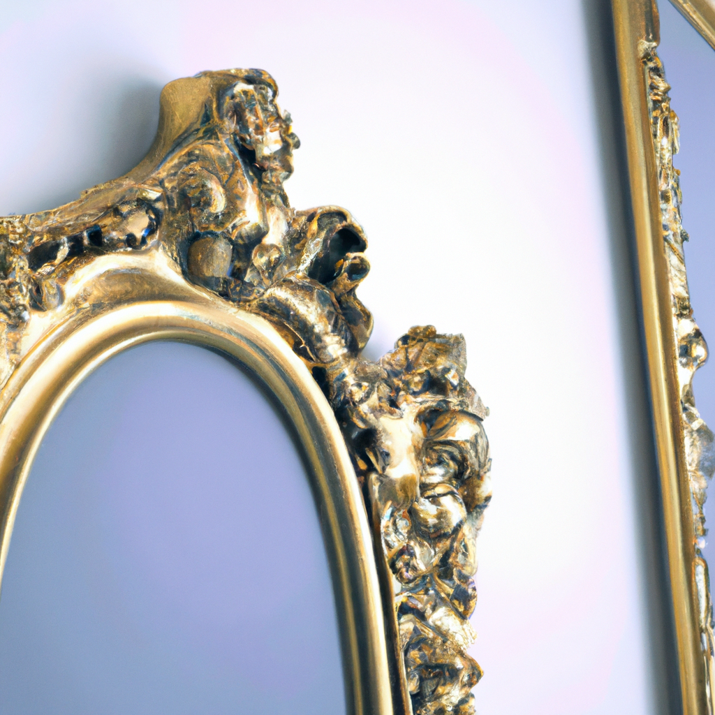 Quel tableau avec un miroir baroque ?