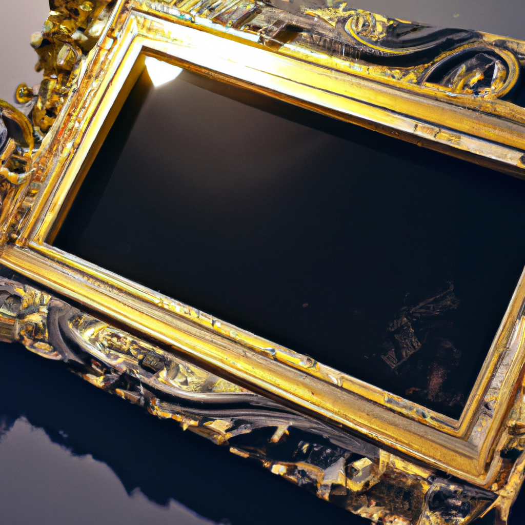 Miroir à main baroque