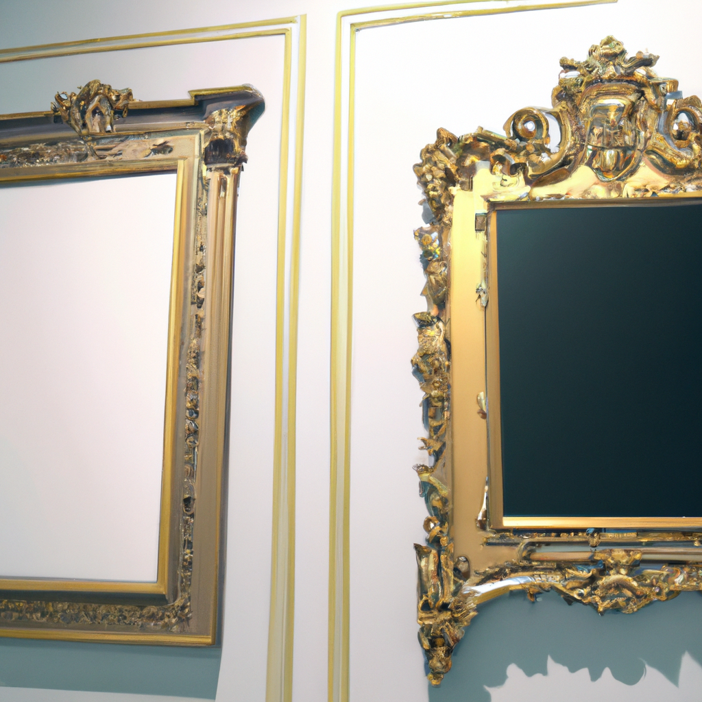 Grand miroir baroque pas cher