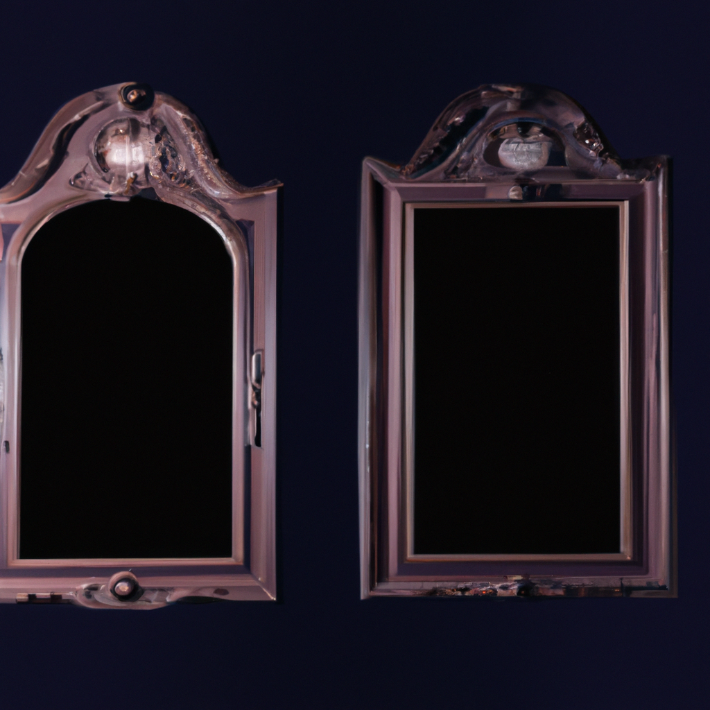 Miroir baroque noir Maison du Monde