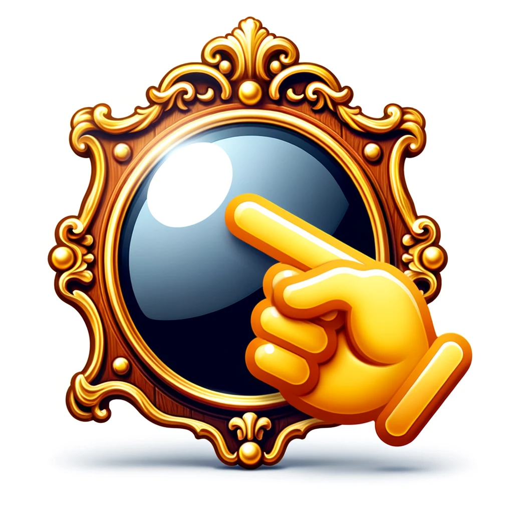 emoicone miroir baroque 1