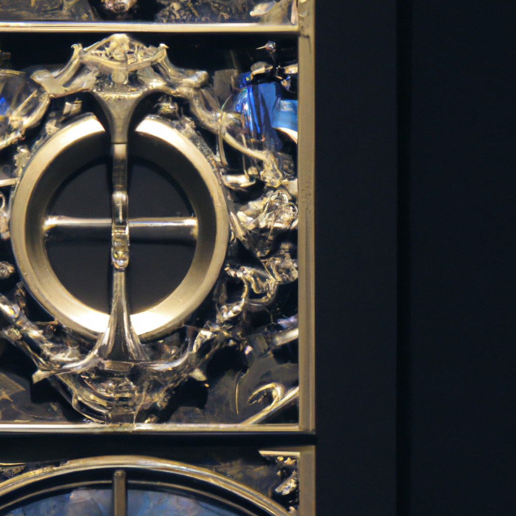 Miroir style baroque noir
