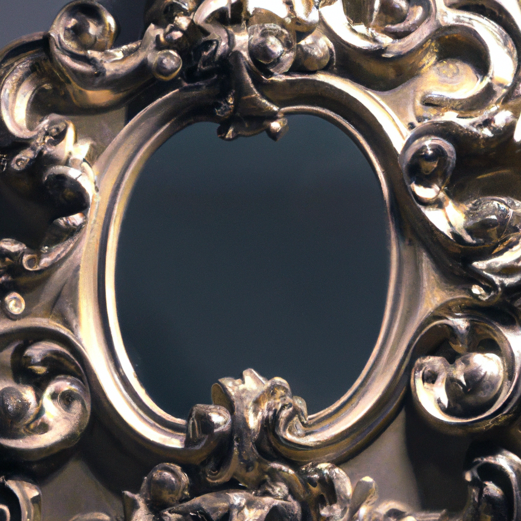 Miroir baroque plastique