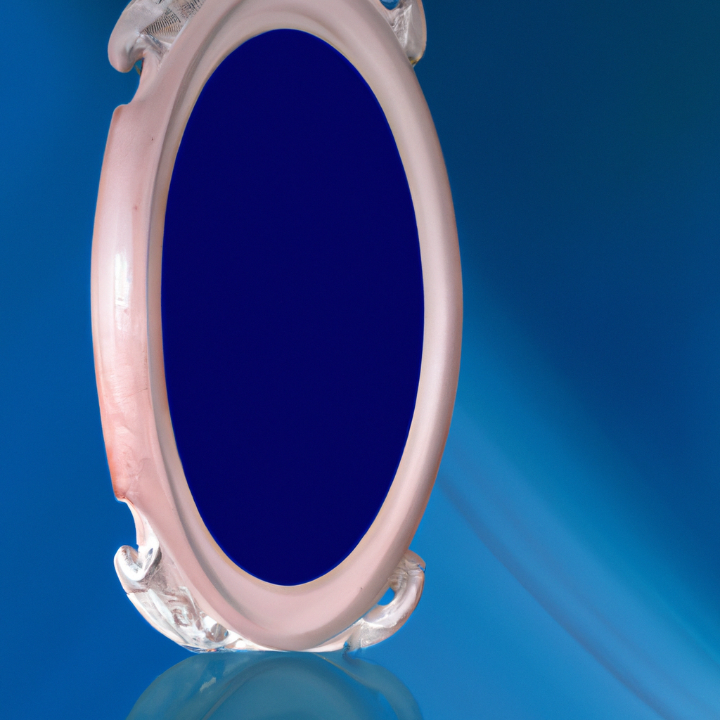 Miroir 120x80 ovale baroque