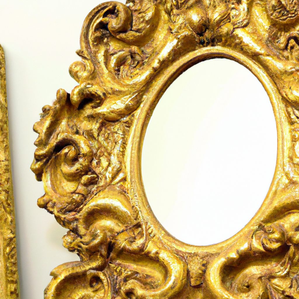 Miroir ancien baroque pas cher