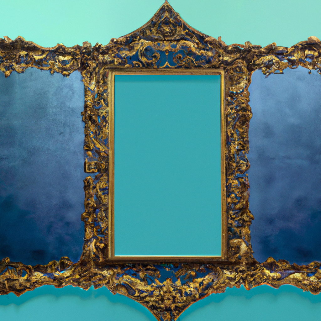 Miroir baroque 80 x 100