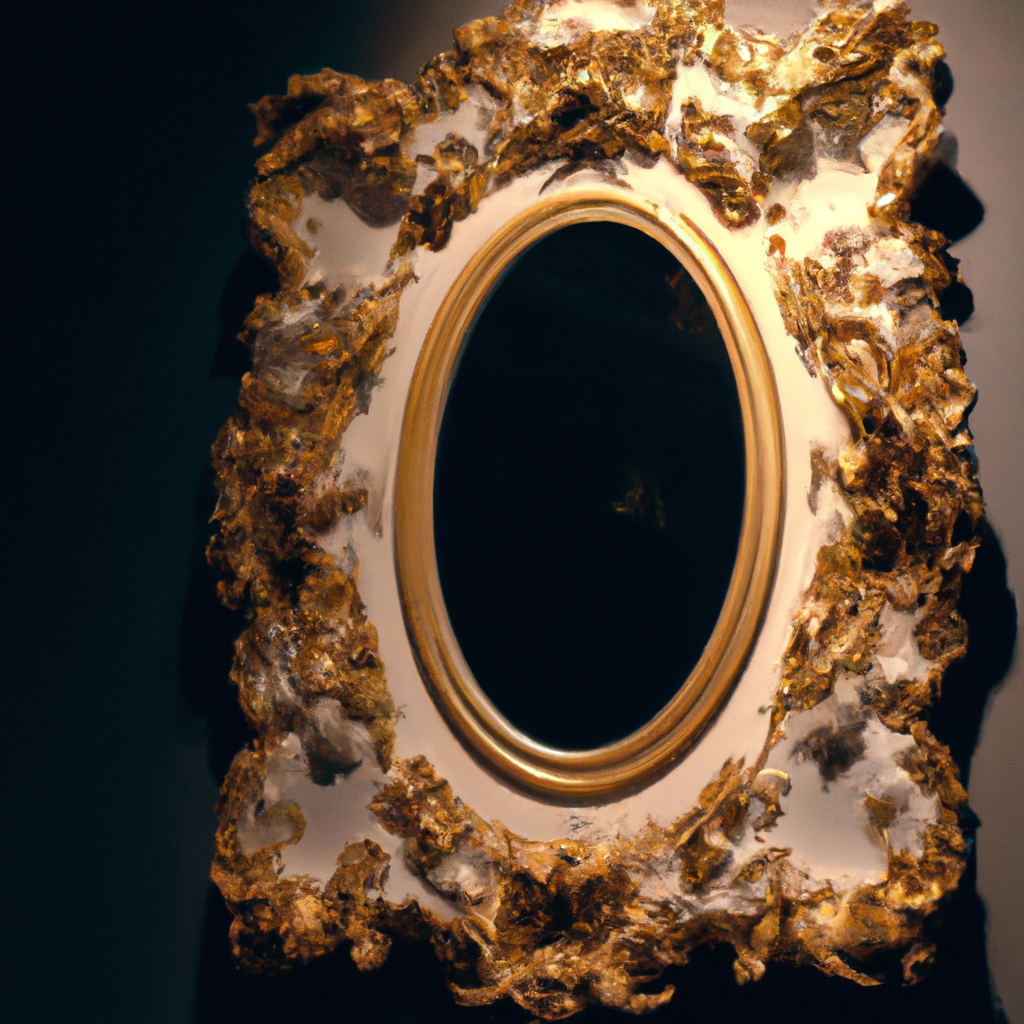 Miroir ancien baroque regile
