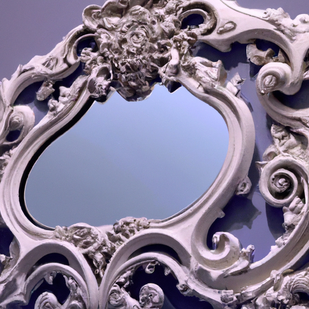 Miroir baroque a customiser