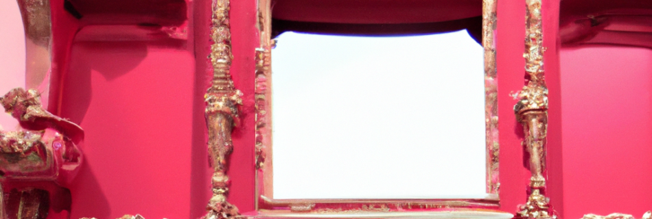 Miroir baroque 2 couleurs
