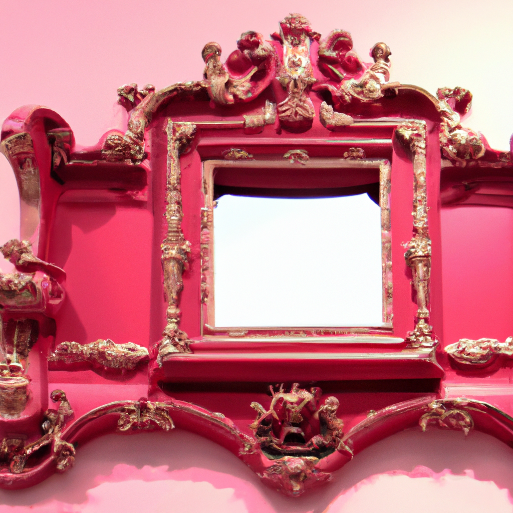 Miroir baroque 2 couleurs