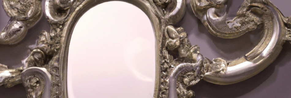 Miroir baroque a customiser