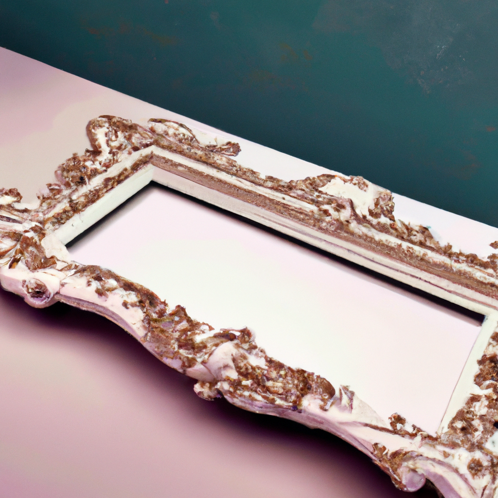 Miroir a poser baroque