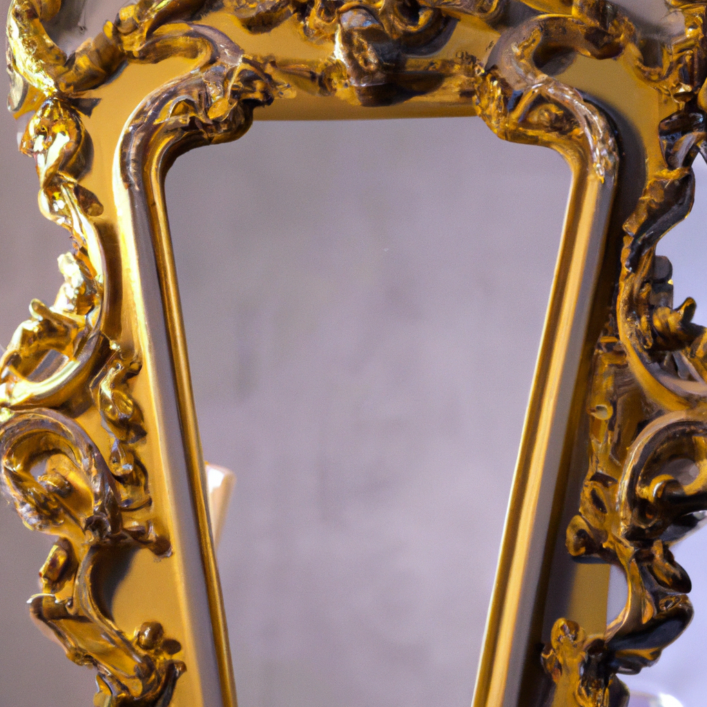 Miroir baroque alu