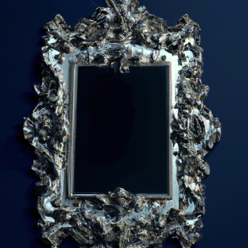 Miroir baroque argent maisons du monde