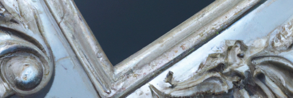 Miroir baroque a peindre