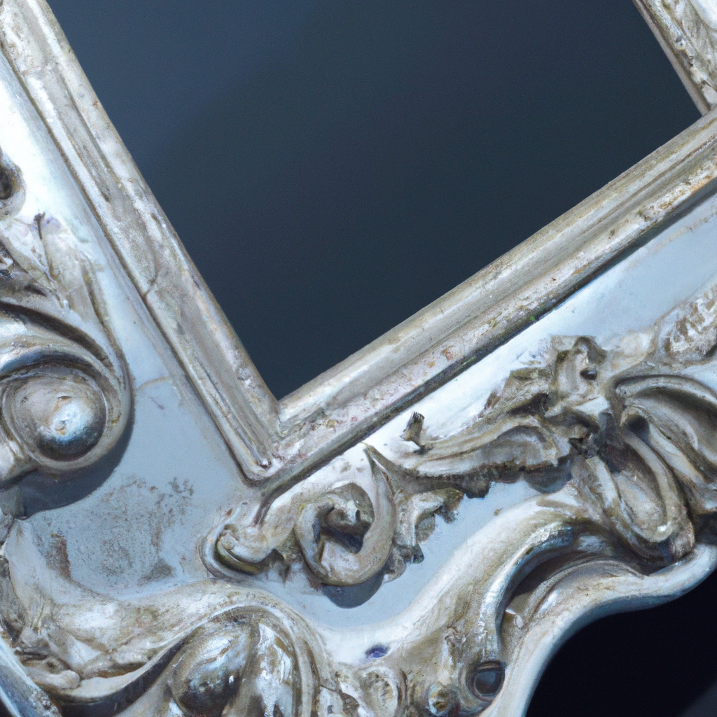 Miroir baroque a peindre